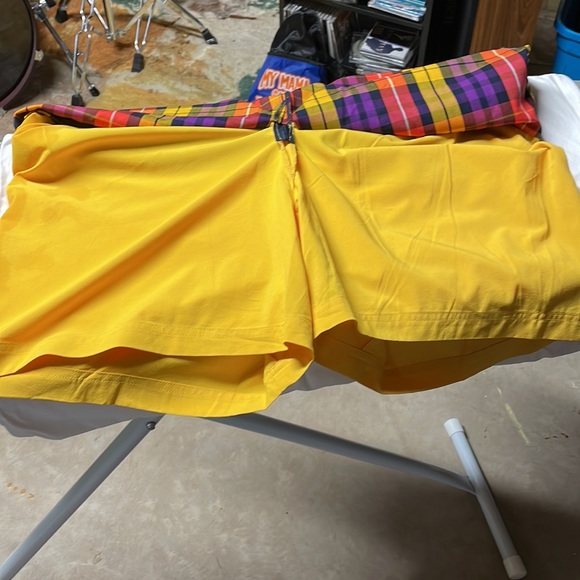 Purple yellow mixed coloured Skort - Picture 9 of 9